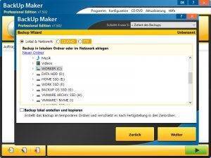BackUp Maker sicher ist sicher