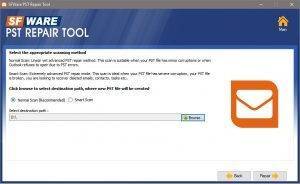 SFWare PST Repair Tool SFWare PST Repair Tool