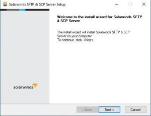 Solarwinds SFTP & SCP Server Setup
