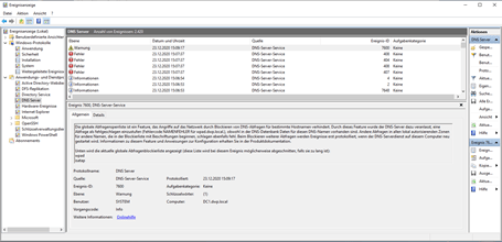 DNS Global Query Block List WPAD 1 WPAD Block List
