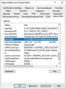 pwdLastSet new value
