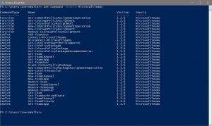 Manage Microsoft Teams Group with Powershell