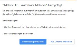 Adblock Plus Erweiterung installieren Adblock Plus Erweiterung installieren