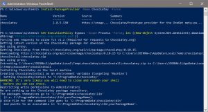 Choco CLI installieren Choco CLI installieren