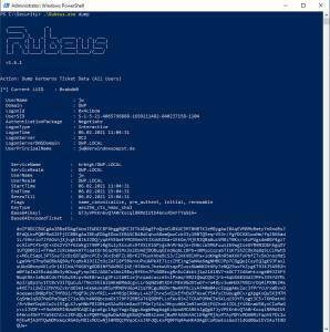Dump Kerberos Ticket Dump Kerberos Ticket