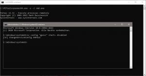 Erhöhte Berechtigungen zum verwalten von Diensten