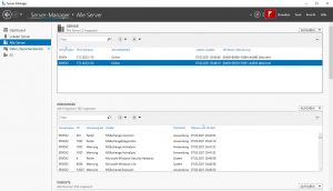 Server Manager Kerberos Sicherheitsfehler
