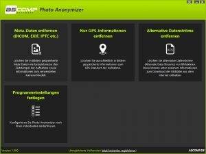 Mit diesem Tool entfernen wir persönliche Informationen aus Bildern, die Rückschlüsse auf Ort und Zeitpunkt ziehen lassen, an denen wir uns eventuell aufgehalten haben. Photo Anonymizer kostenlos nach Registrierung