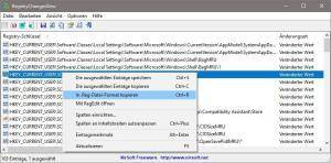 In Reg-Datei-Format kopieren