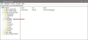 Registry Zugriff verweigert - You do not have permissions