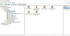 So aktivieren Sie COM + in Windows Server 2016 COM+ ab Windows Server 2016 wieder aktivieren