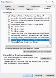 Warnung anzeigen, wenn die Zertifikatsadresse nicht übereinstimmt