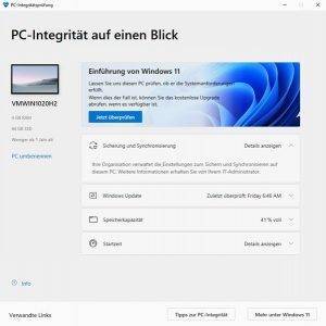 Windows 11 Voraussetzungen