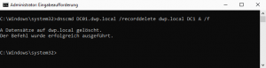 Rename Domain Controller 3 dnscmd delete record