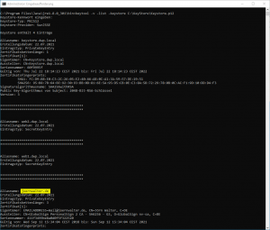 Change Alias Keystore