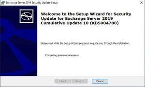 Exchange 2013 2016 2019 Security Update Oktober 2021