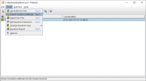 Import CA Chain Import CA Chain