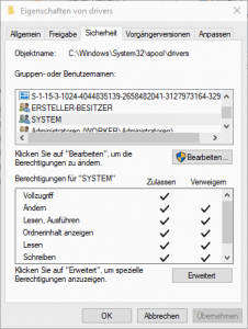 Spool Drivers System deny Spool Drivers System deny