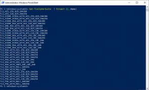 Welche Ciphers nutzt das System