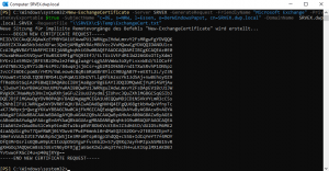 New Exchange Certificate per Powershell New Exchange Certificate per Powershell