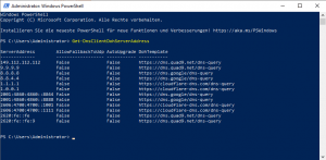 Get-DnsClientDohServerAddress