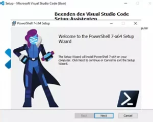 Powershell 7 und Visual Studio Code