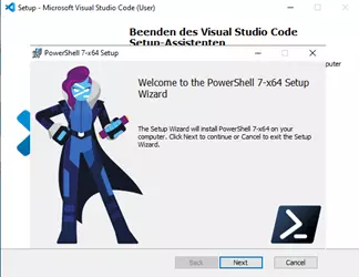 Powershell 7 und Visual Studio Code