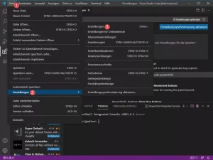 Powershell beim Starten von Visual Studio Code bevorzugt geladen wird