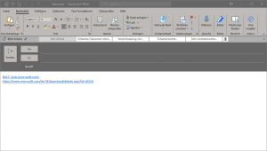 Outlook URL verkürzen Outlook URL verkürzen