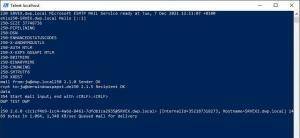 SMTP Kommunikation überpüfen SMTP Kommunikation überpüfen
