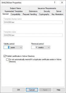 Benutzerzertifikate im Active Directory veröffentlichen suchen und zählen