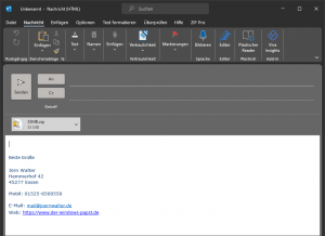 E-Mail-Anhänge mit unbegrenzter Anlagengröße versenden E-Mail-Anhänge mit unbegrenzter Anlagengröße versenden