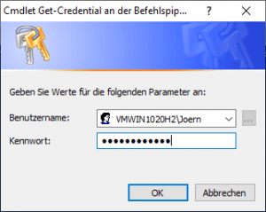 CmdLet Get-Credentials