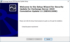 Exchange 2013 2016 2019 Security Update März 2022
