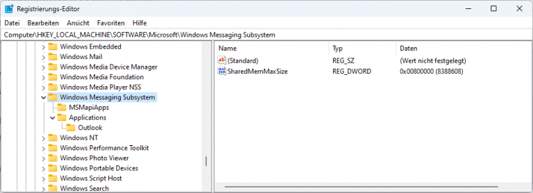 Outlook Kann Nicht Gestartet Werden Ordnergruppe Kann Nicht Geöffnet Werden