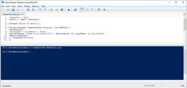 Delete User Profiles Remotely - Der Windows Papst - IT Blog Walter