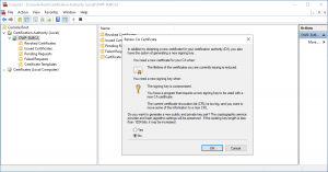 Renew CA Certificate Renew CA Certificate