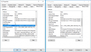 ms-DS-MachineAccountQuota ms-DS-CreatorSID