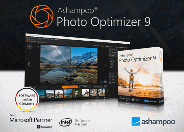 Ashampoo® Photo Optimizer 9 führt übersichtlicheres Design ein