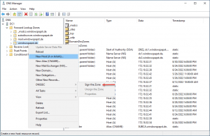 DNS Server absichern digitale Signierung der DNS Zone