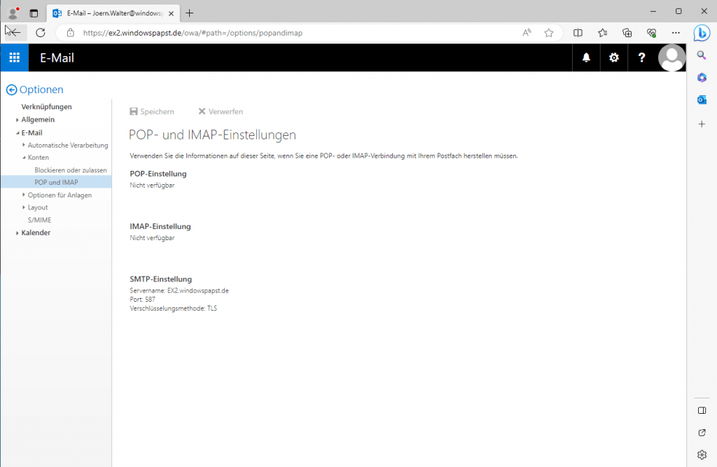 Exchange Client- und Serverkommunikation verschlüsseln