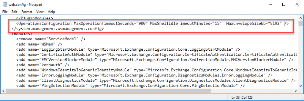 The WinRM client sent a request to the remote WS-Management service and was notified that the request size exceeded the configured MaxEnvelopeSize quota The WinRM client sent a request to the remote WS-Management service and was notified that the request size exceeded the configured MaxEnvelopeSize quota