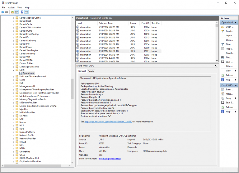 Windows LAPS Active Directory - Der Windows Papst - IT Blog Walter