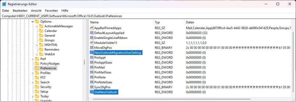 Block new Outlook O365