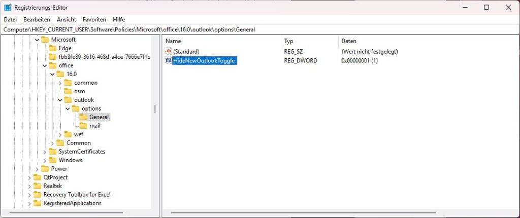 Hide new Toggle Policy