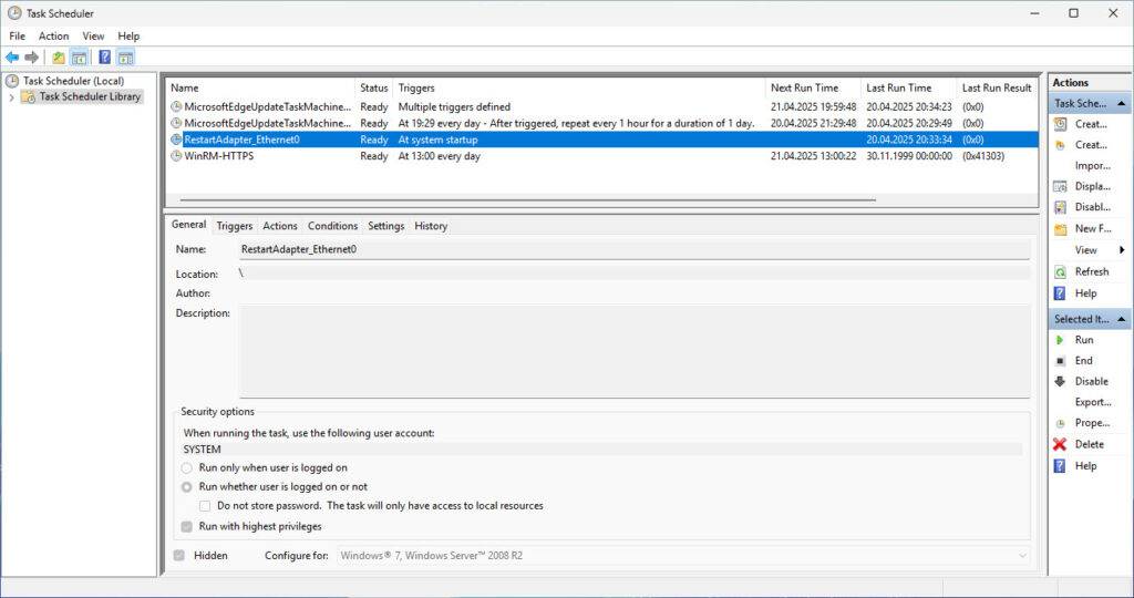 Domain Controller Domain Network Profile