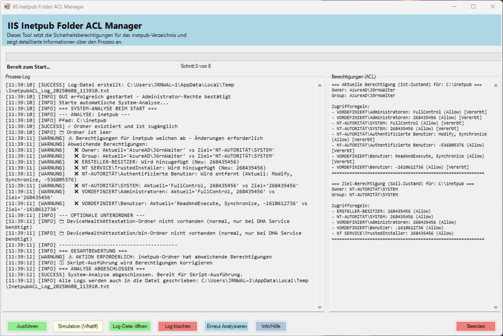 IIS Inetpub Folder ACL Manager IIS Inetpub Folder ACL Manager