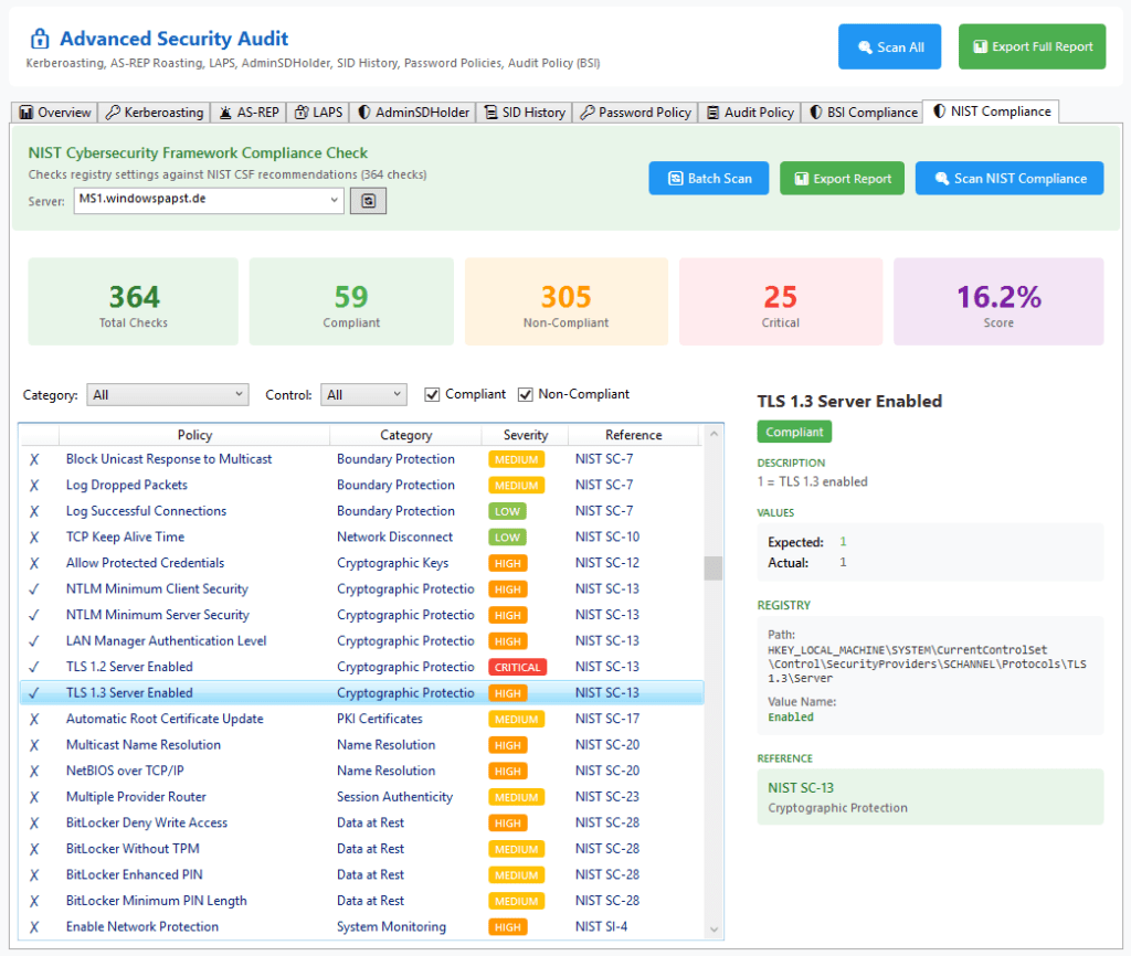 ADVital – Infrastructure Health & Compliance Scanner ADVital – Infrastructure Health & Compliance Scanner