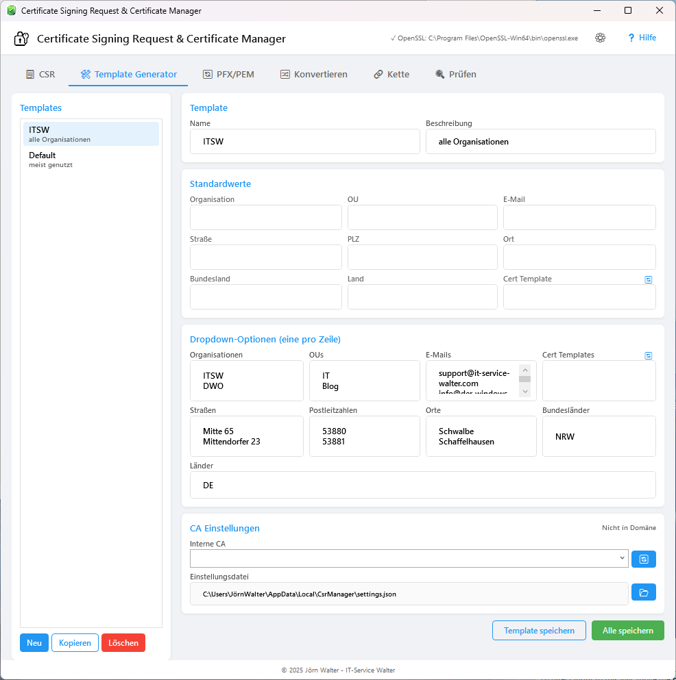 Dropdown-Optionen Dropdown-Optionen
