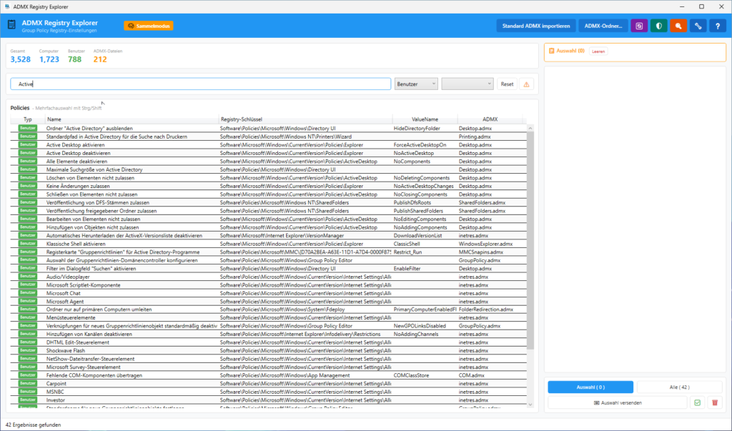 Benutzer-Policies (User)